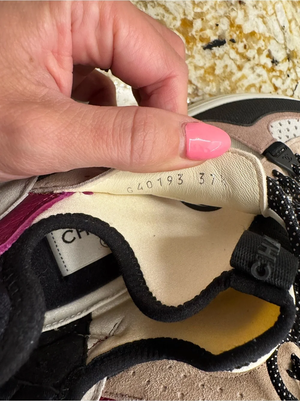 Chanel Women’s Multicolor Suede & Leather Sneakers